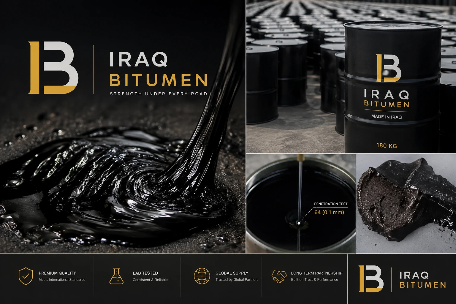IRAQ BITUMEN branded product identity
